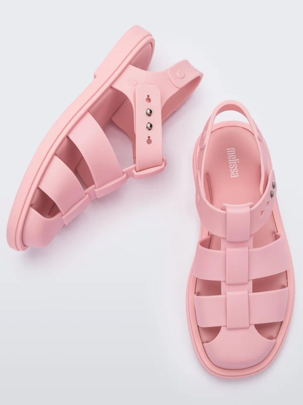 Melissa Emma fisherman style sandal in pink size US7